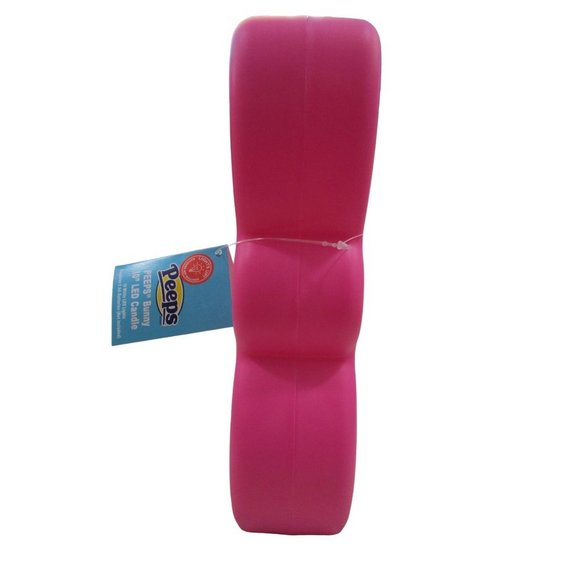 Peeps Bunny Blowmold LED Flickering Candle Light 10" Batteries Not Included NWT - Picture 9 of 16